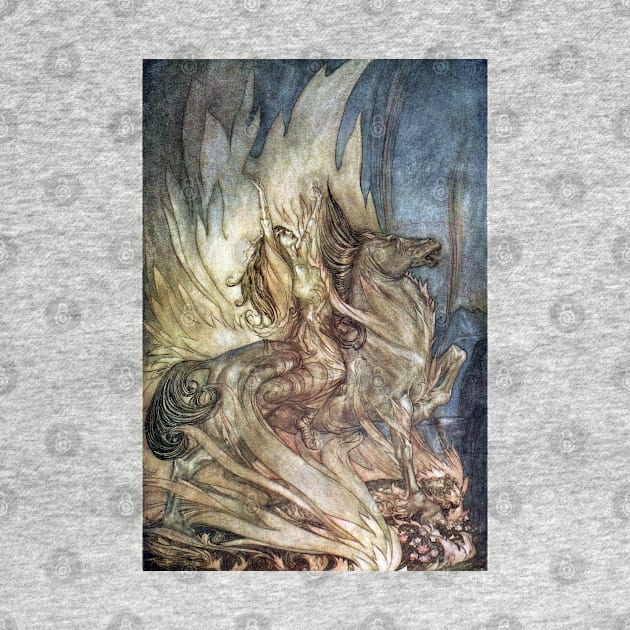 Twilight of the Gods, Arthur Rackham by immortalpeaches